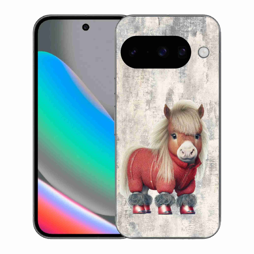 Gél borítás mmCase a Google Pixel 10 számára - póni pulóverben