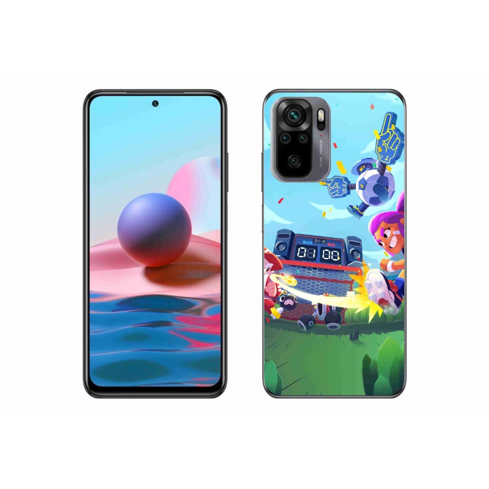 Gél borító mmCase a Xiaomi Redmi Note 10 4G-hez - verekedés csillagok 1