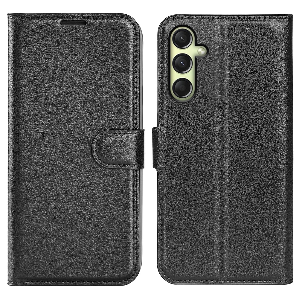 Litchi book tok Samsung Galaxy A16 4G/5G készülékhez - fekete