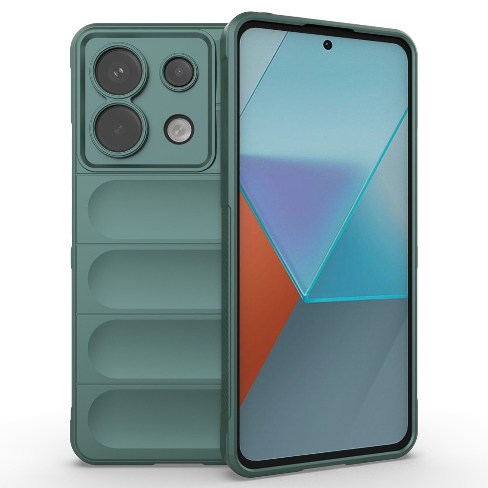 Rugg tartós zselés tok Xiaomi Redmi Note 13 Pro 5G/Poco X6 5G - zöld