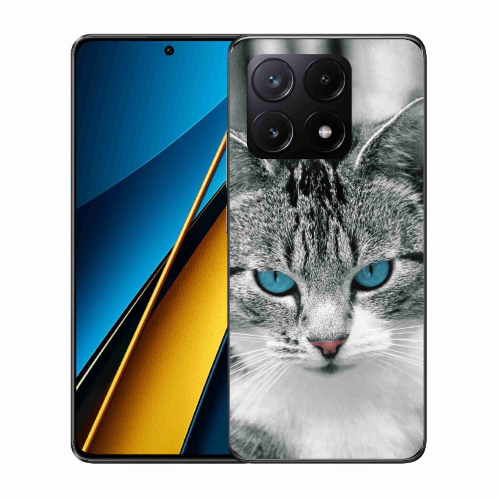 Gél borítás mmCase a Xiaomi Poco X6 Pro 5G számára - cat view 1