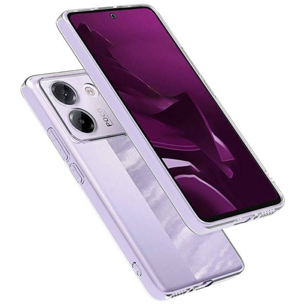 Átlátszó zselés tok a Xiaomi Poco M7 Pro 5G számára - átlátszó