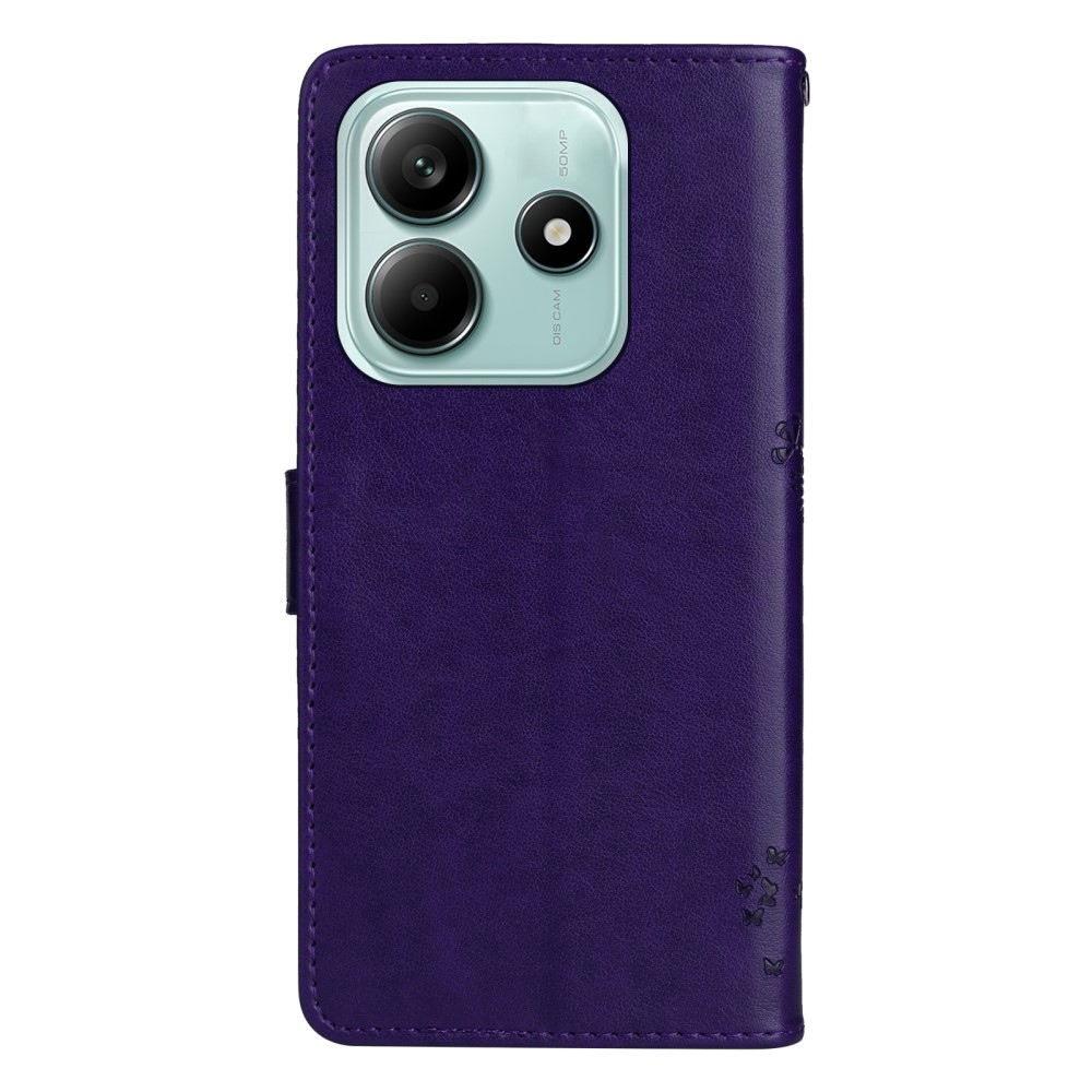 Fák könyve tok Xiaomi Redmi Note 14 5G - sötétlila
