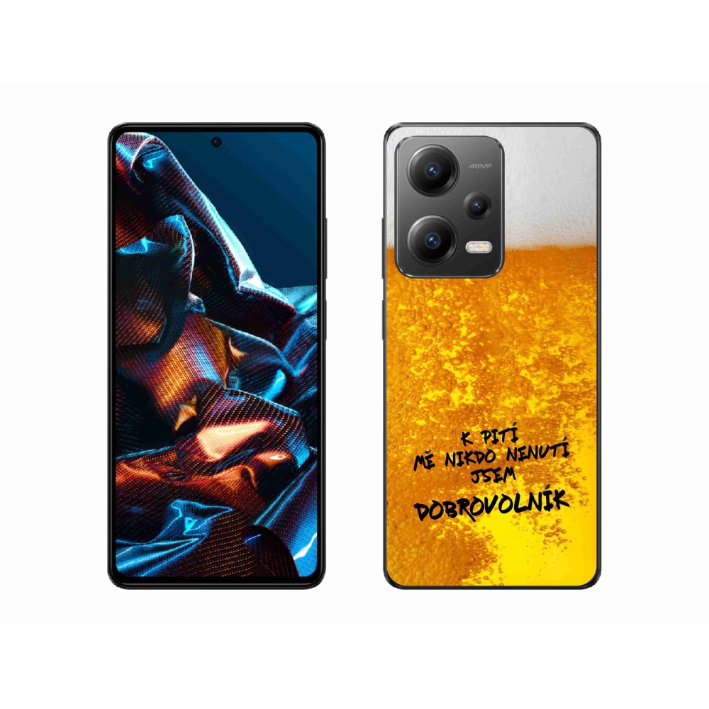Gél borítás mmCase a Xiaomi Redmi Note 12 Pro 5G számára - sör motívum 4