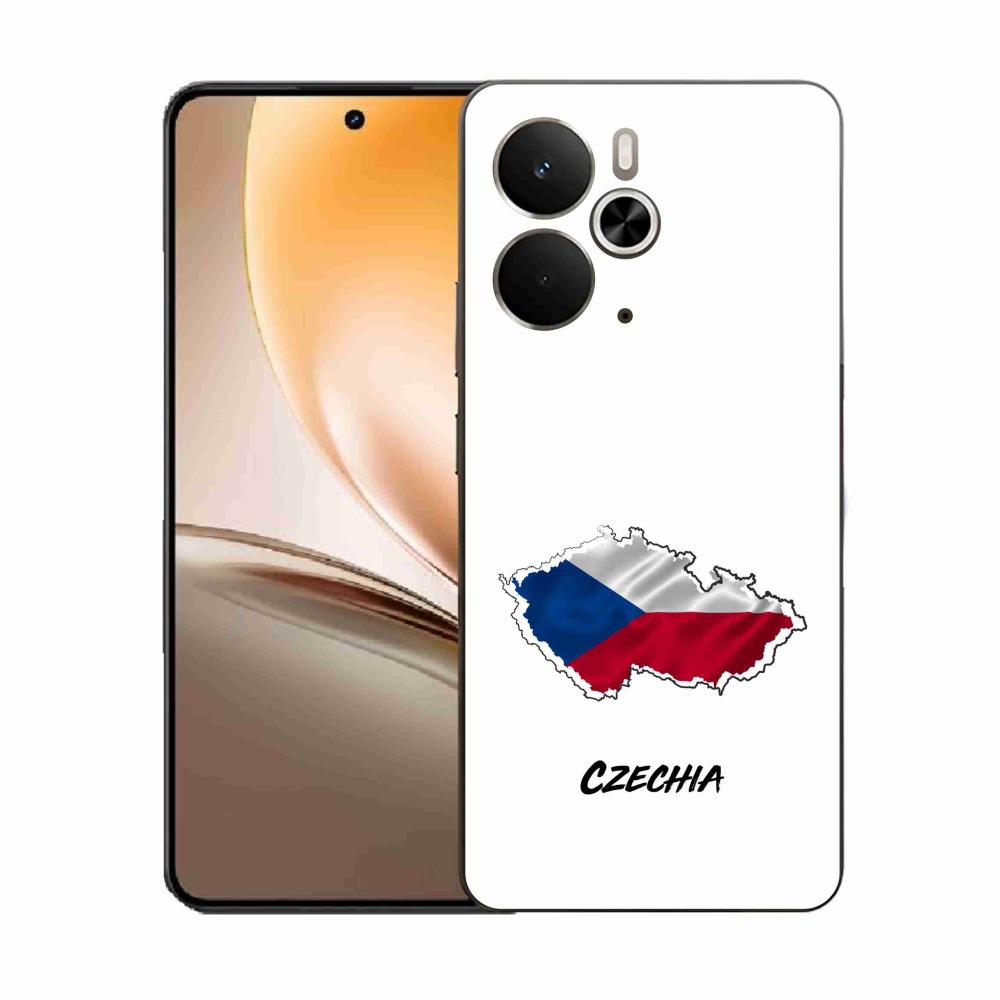 Gél borító mmCase a Realme 14 5G készülékhez - Csehország fehér háttér
