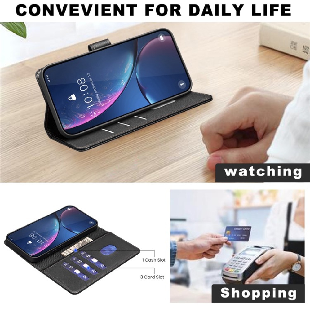 BINFEN könyv tok a Vivo Y29s 5G-hez - fekete