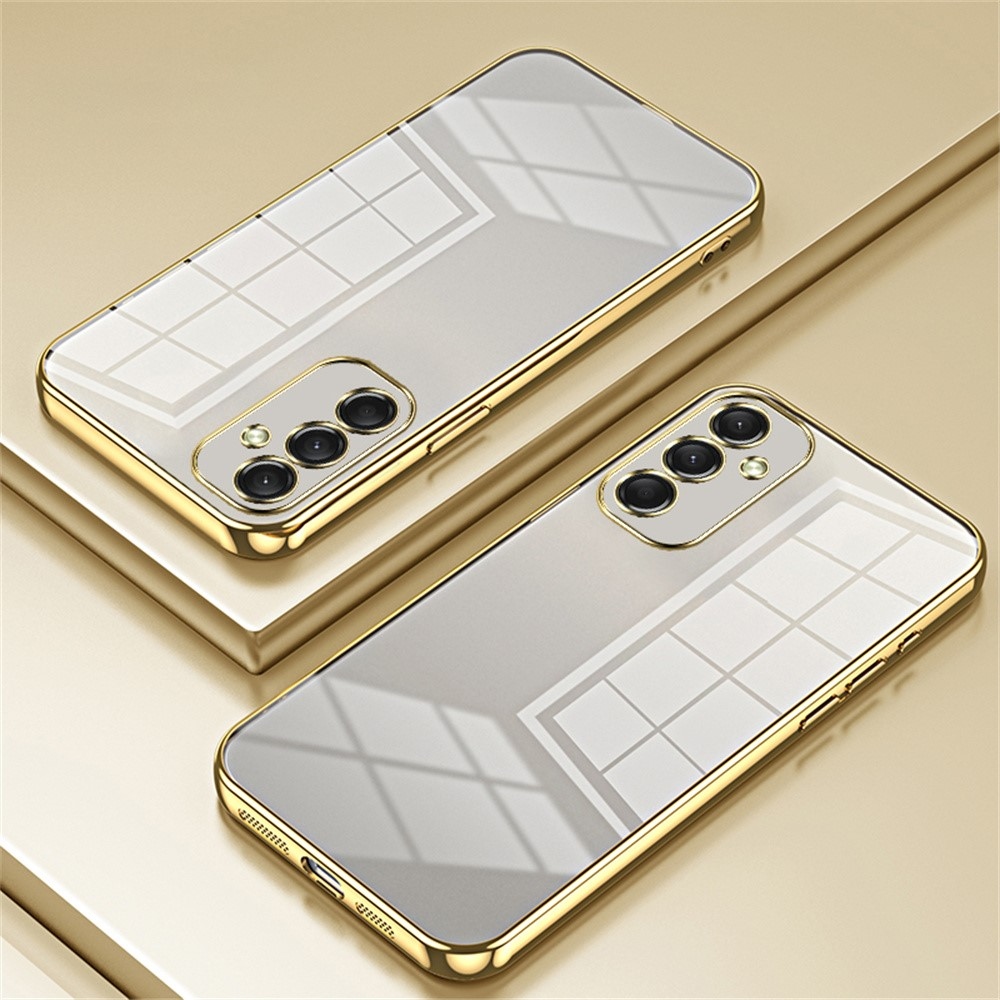 Vágott zselés csillogó tok Samsung Galaxy A16 4G/5G készülékhez - arany színű