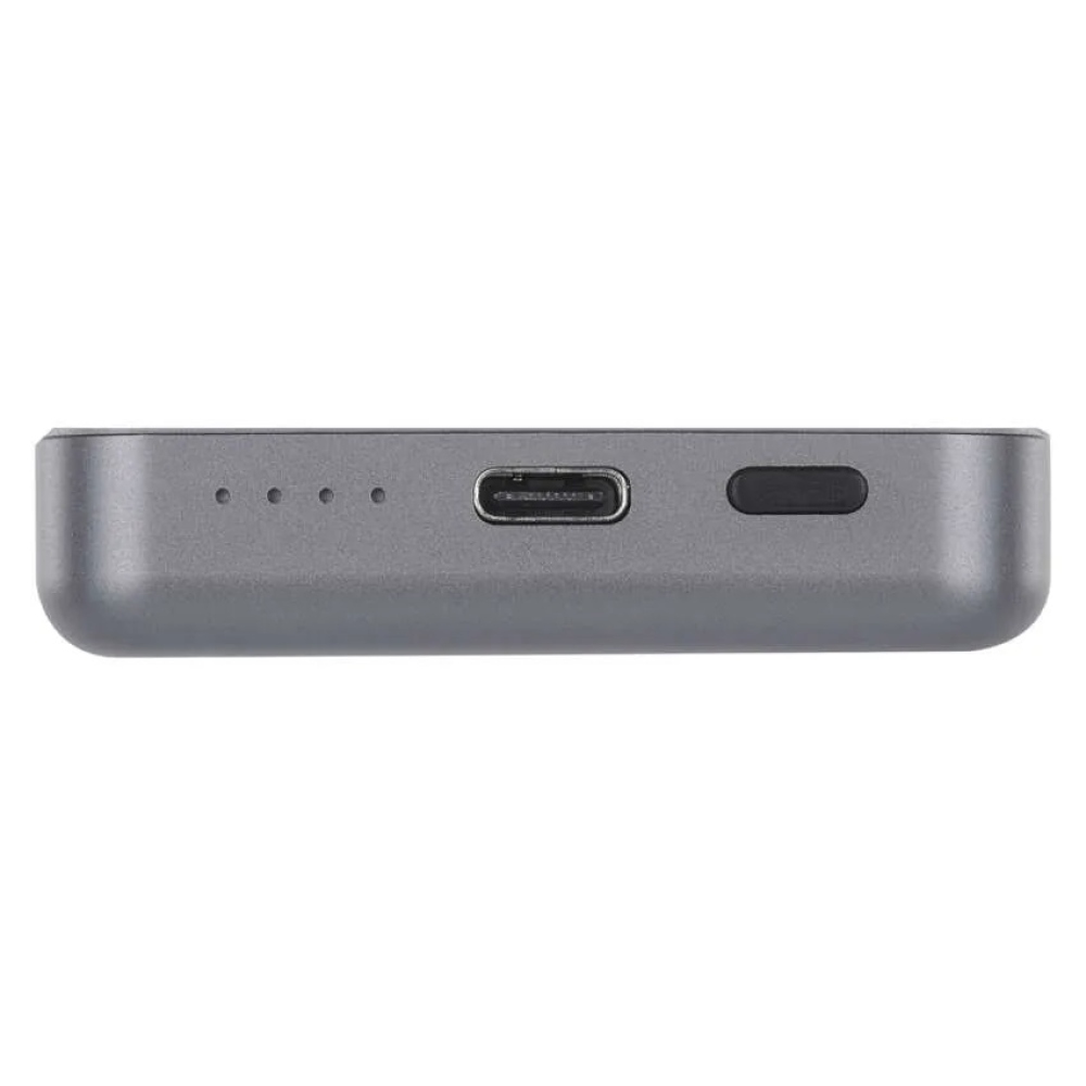 Powerbank EMOS WI 522, 5000 mAh, 20 W+vezeték nélküli - szürke