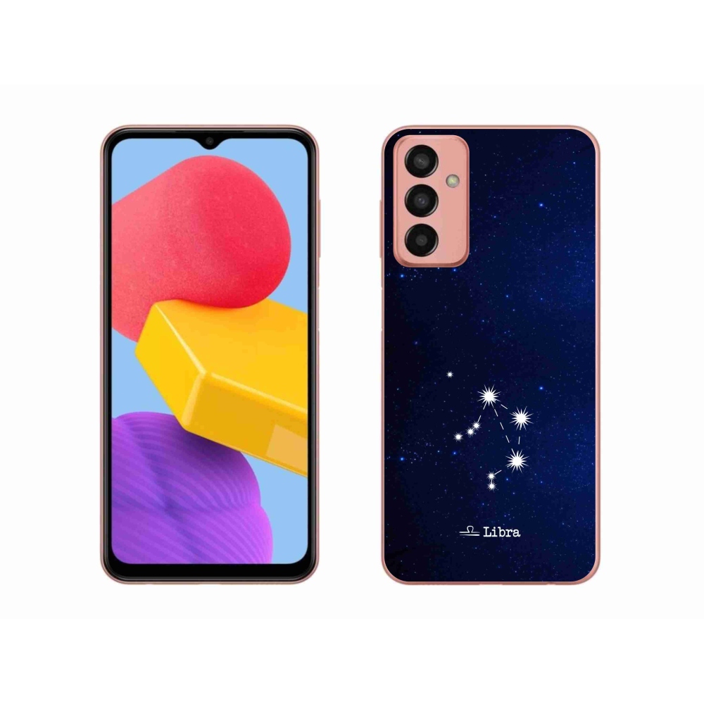 Gél borító mmCase Samsung Galaxy M13 készülékhez - csillagkép Libra