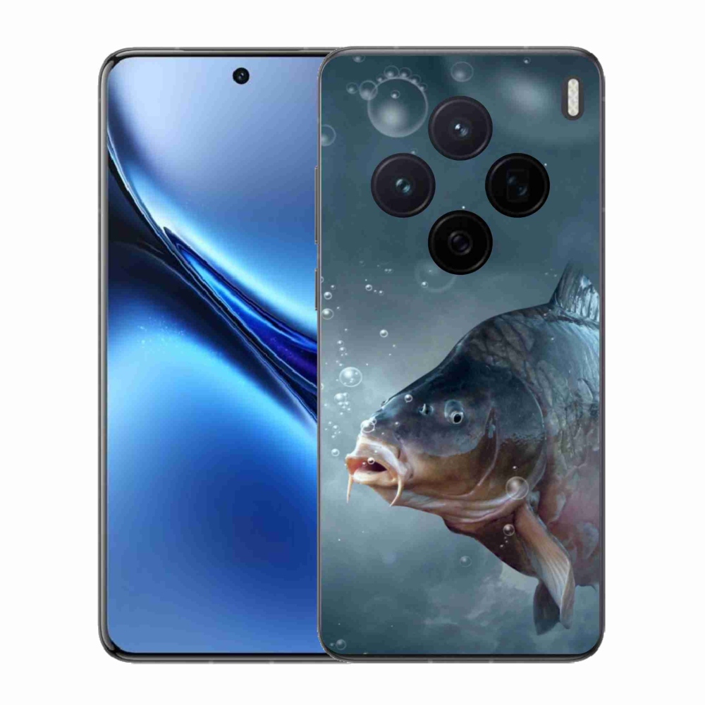 Zselés borítás mmCase a Vivo X200 5G-hez - ponty és buborékok