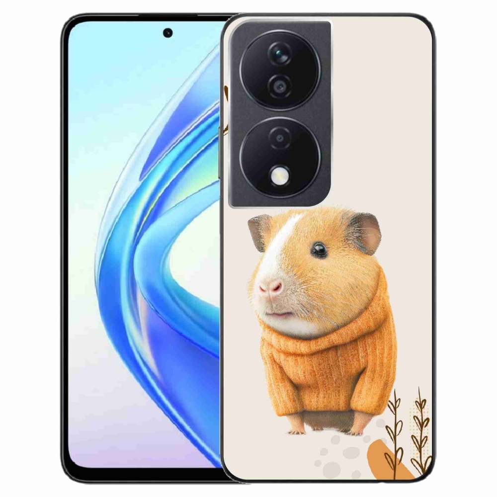 Zselés borítás mmCase a Honor X7b/Honor 90 Smart készülékhez - tengerimalac pulóverben