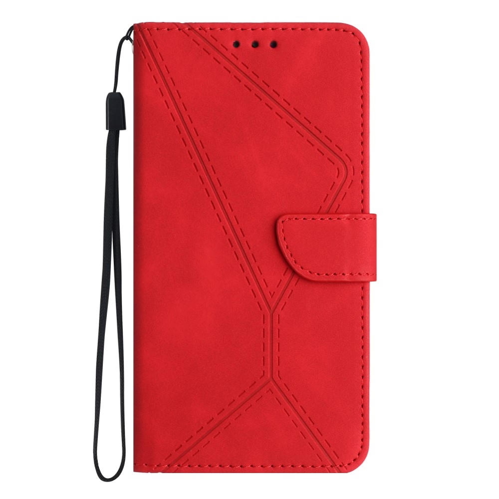 Linesy könyv tok Xiaomi Redmi A5 (171.7x77.8x8.3mm) - piros