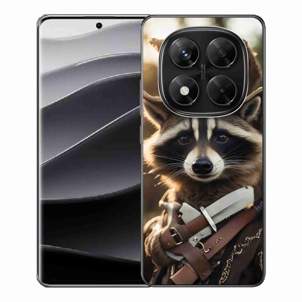 Gél borítás mmCase a Xiaomi Redmi Note 14 Pro 5G/Poco X7 5G számára - mosómedve egyenruhában
