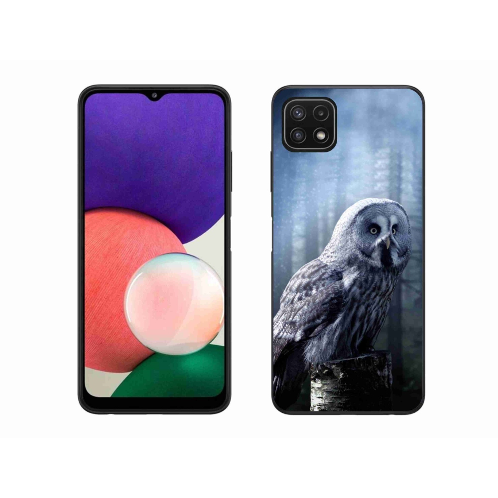 Zselés borítás mmCase Samsung Galaxy A22 5G - bagoly