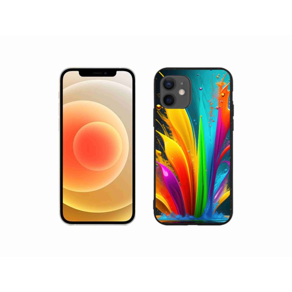 Gél borítás mmCase iPhone 12 mini készülékhez - absztrakt motívum 1