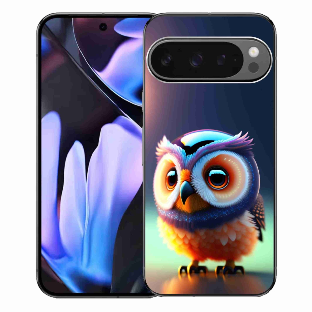 Zselés borítás mmCase a Google Pixel 9 Pro XL-hez - bagoly