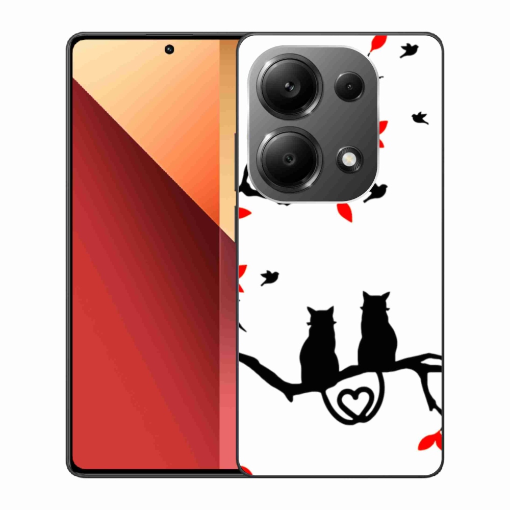 Gél borítás mmCase a Xiaomi Redmi Note 13 Pro 4G/Poco M6 Pro - macskaszerelemhez