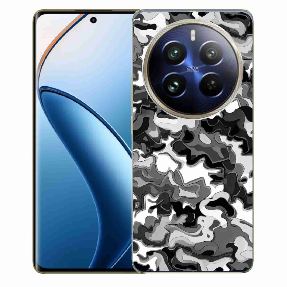 Gél borítás mmCase a Realme 12 Pro 5G/12 Pro+ 5G számára - álcázó mintázat 3
