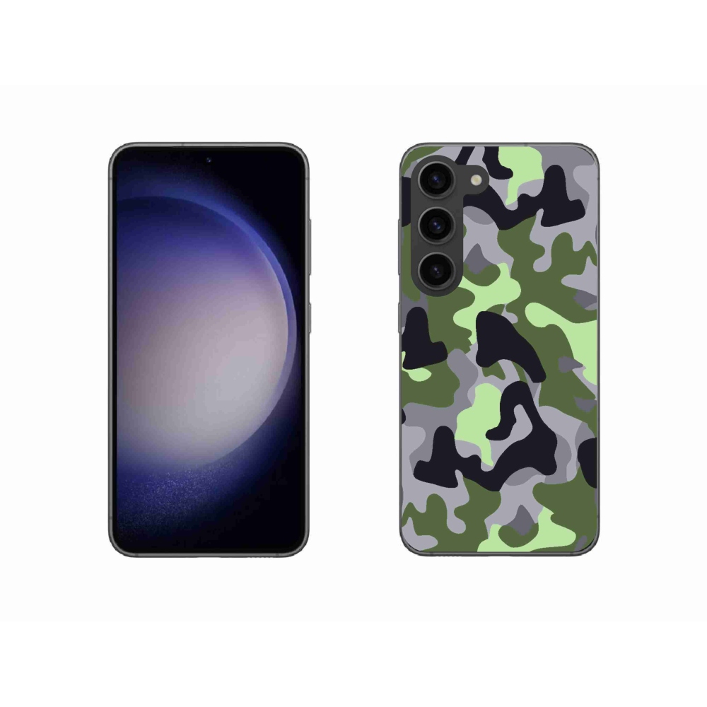 Zselés borítás mmCase Samsung Galaxy S23 5G - terepszínű minta 7