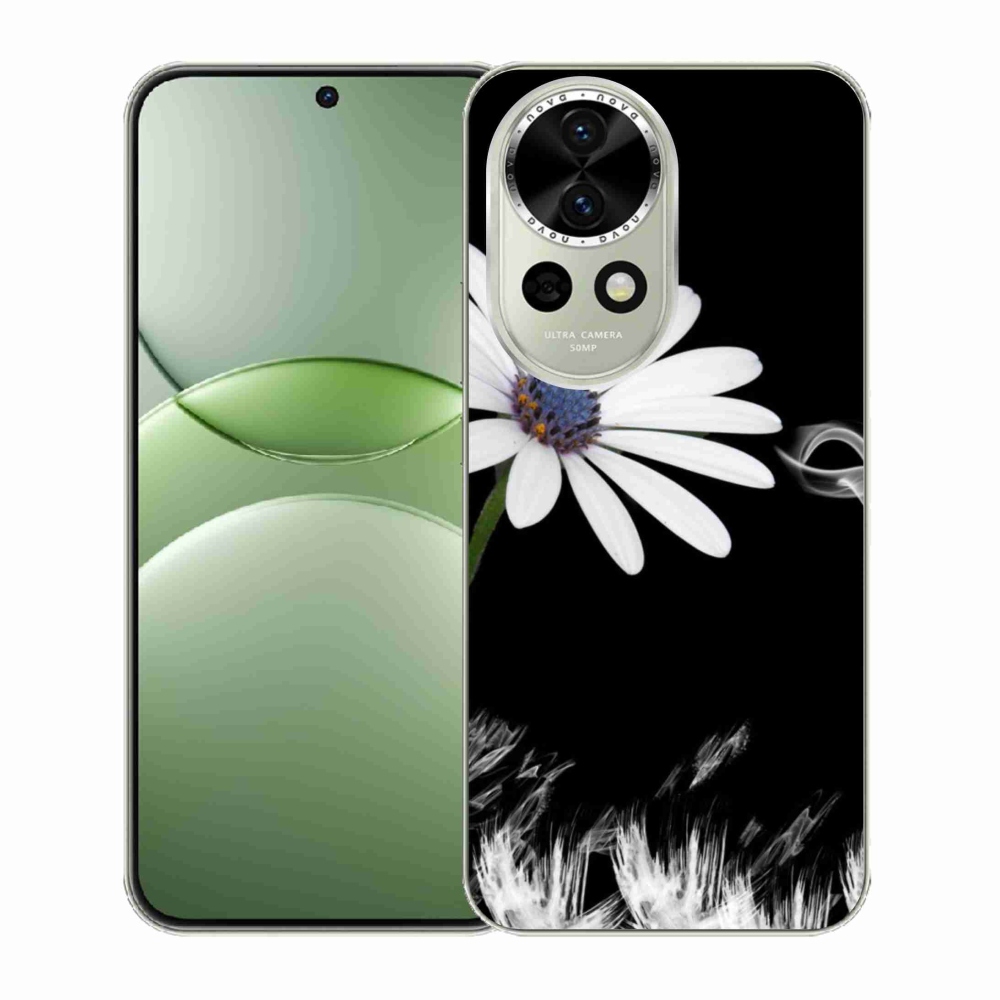 Gél borítás mmCase a Huawei Nova 13 5G készülékhez - fehér virág
