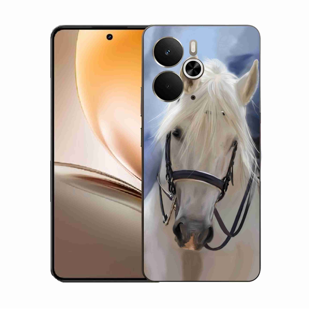 Gél borítás mmCase a Realme 14 5G készülékhez - fehér ló