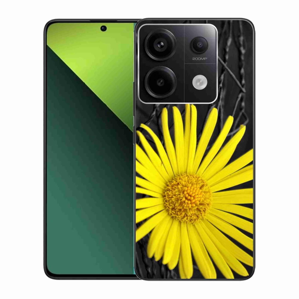 Gél borítás mmCase a Xiaomi Redmi Note 13 Pro 5G/Poco X6 5G számára - sárga virág