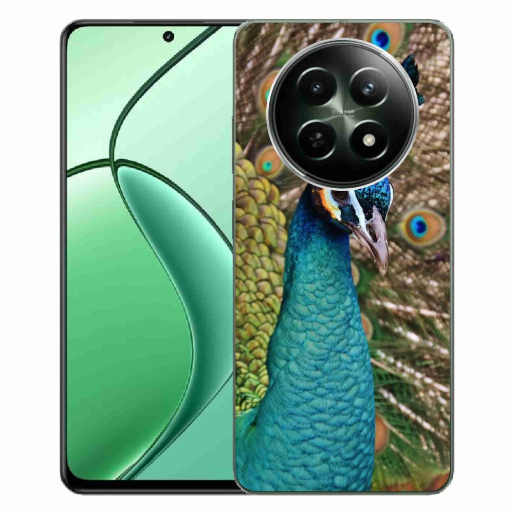 Zselés borítás mmCase a Realme 12 5G/12x 5G készülékhez - páva