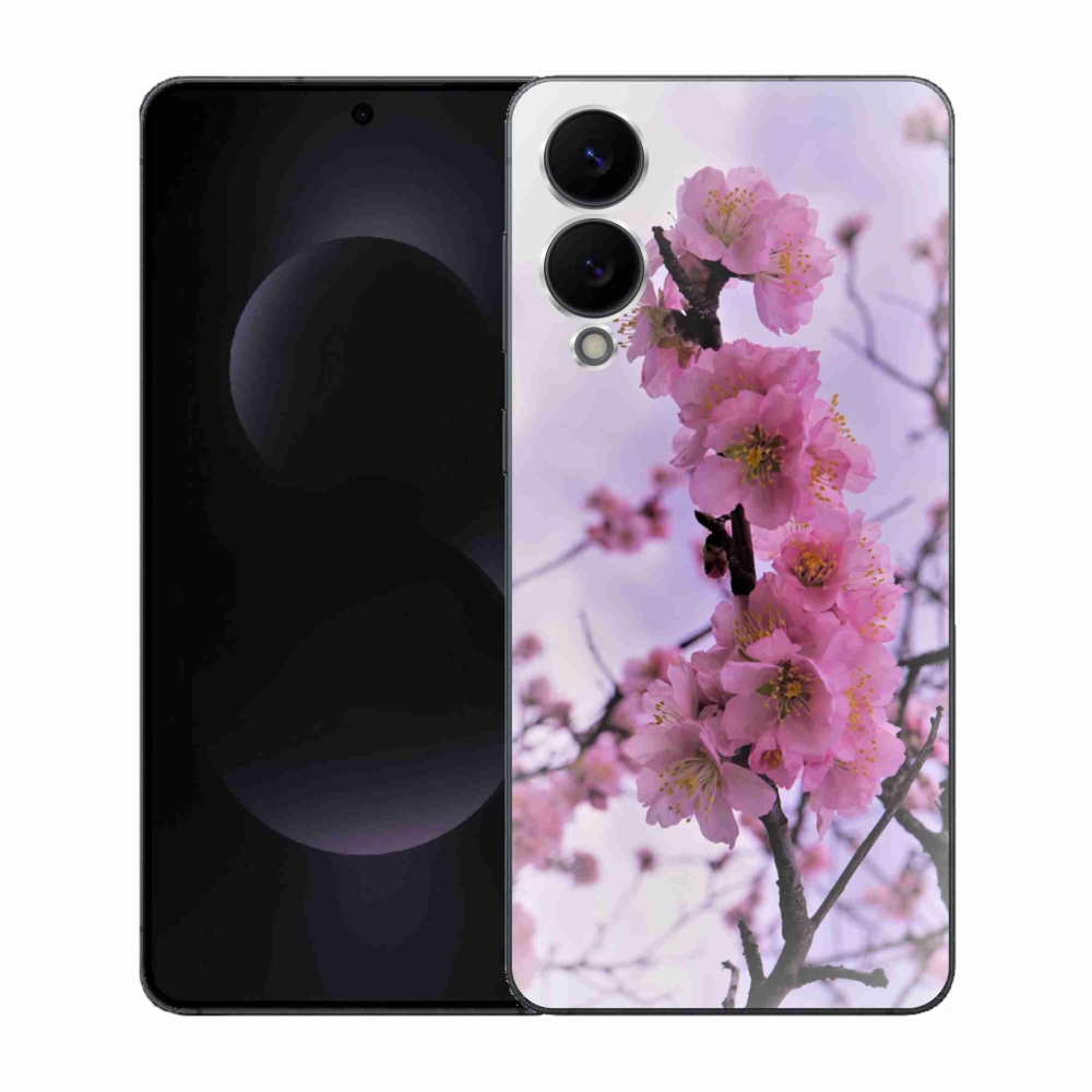 Gél borítás mmCase Samsung Galaxy S25 Edge - virágok 7