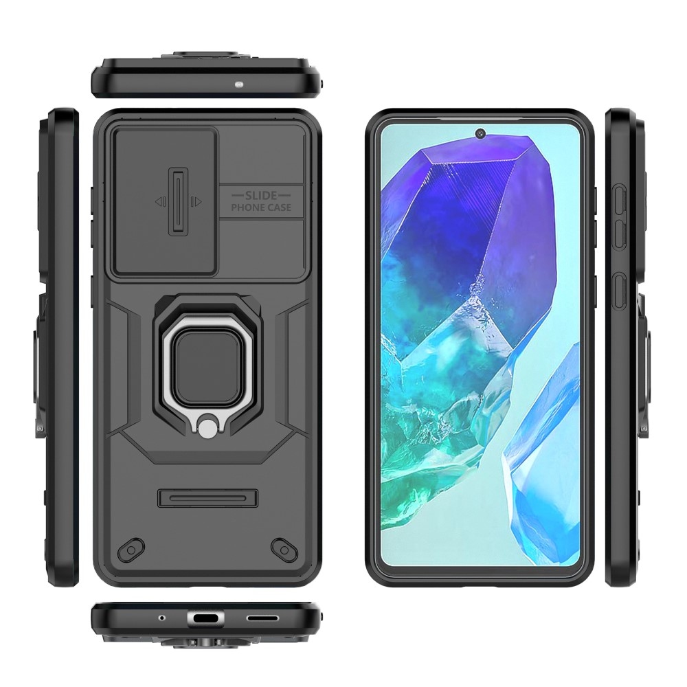 Lencseálló borítás Samsung Galaxy M55 5G készülékhez - fekete