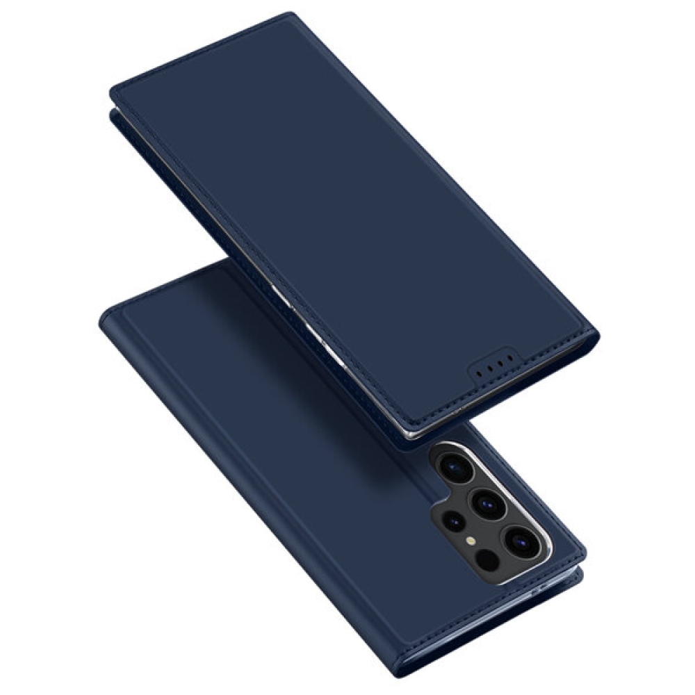 DUX könyvtáska Samsung Galaxy S24 Ultra készülékhez - sötétkék