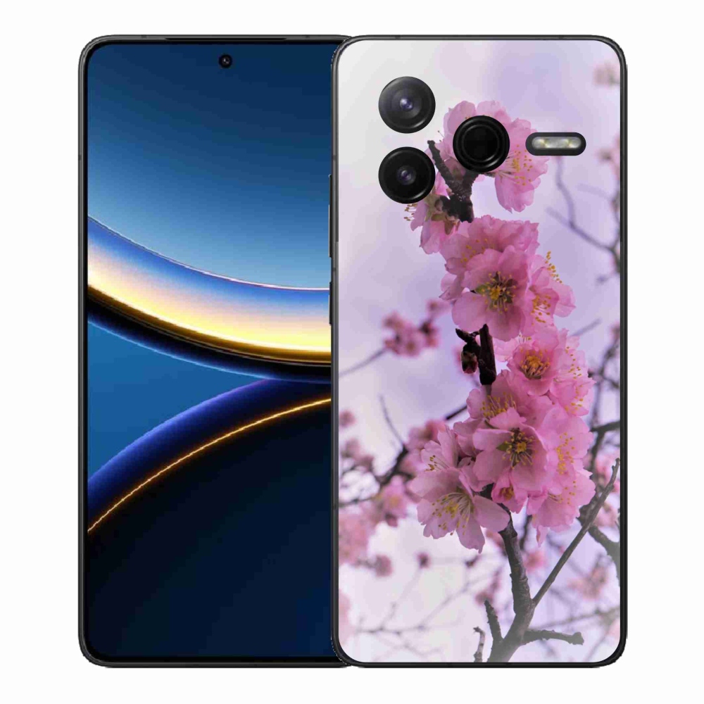 Gél borító mmCase a Xiaomi Poco F7 Pro számára - virágok 7