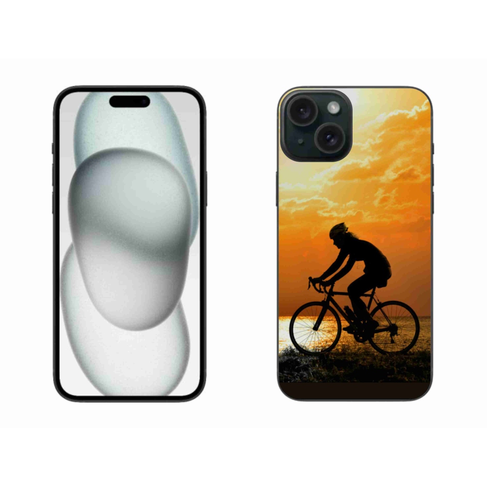 Gél borítás mmCase iPhone 15 Plus készülékhez - kerékpározás