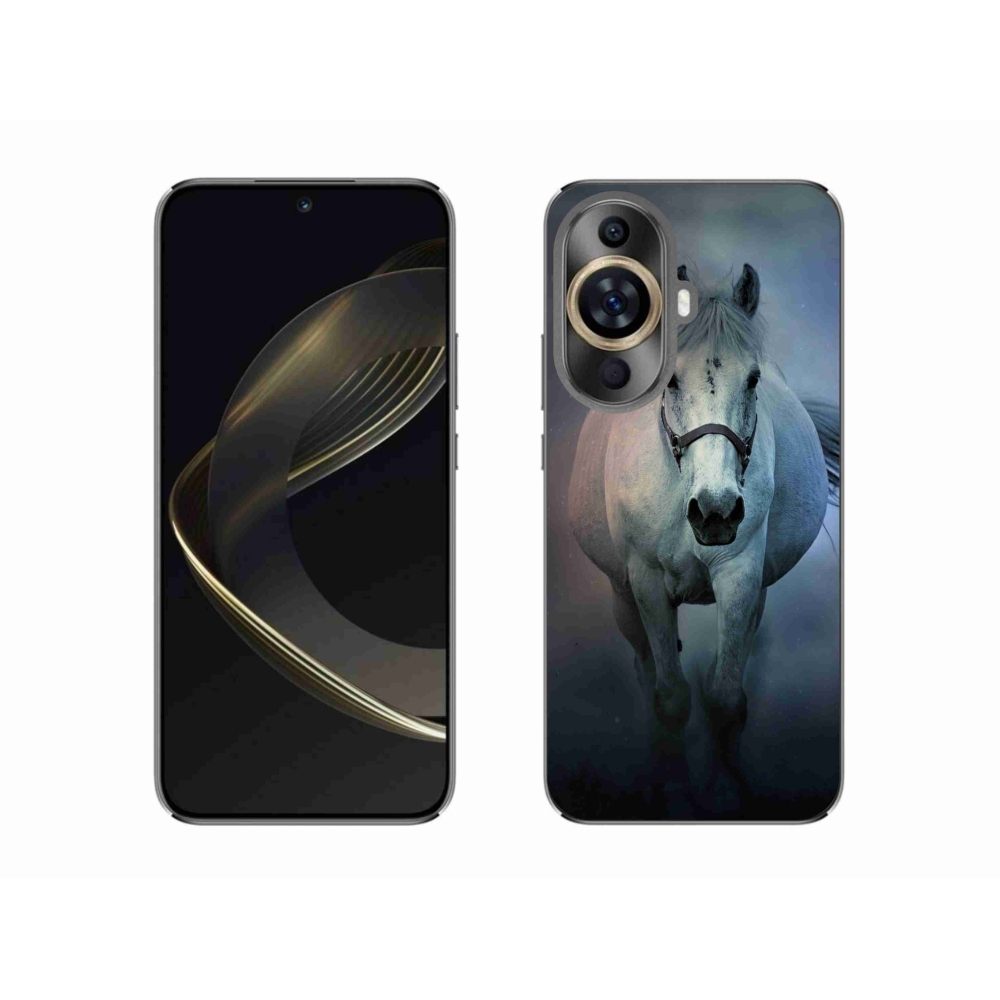 Gél tok mmCase a Huawei Nova 11-hez - futó fehér ló