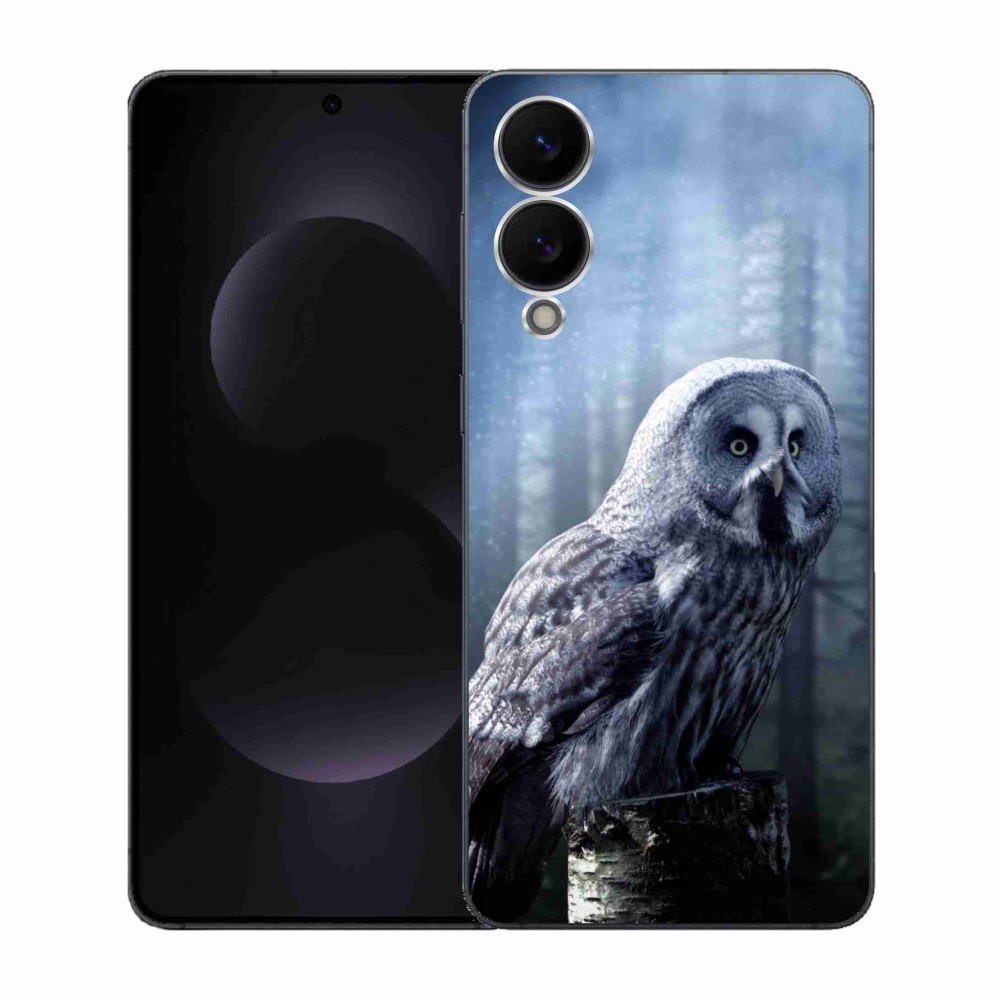 Zselés borítás mmCase Samsung Galaxy S25 Edge készülékhez - bagoly