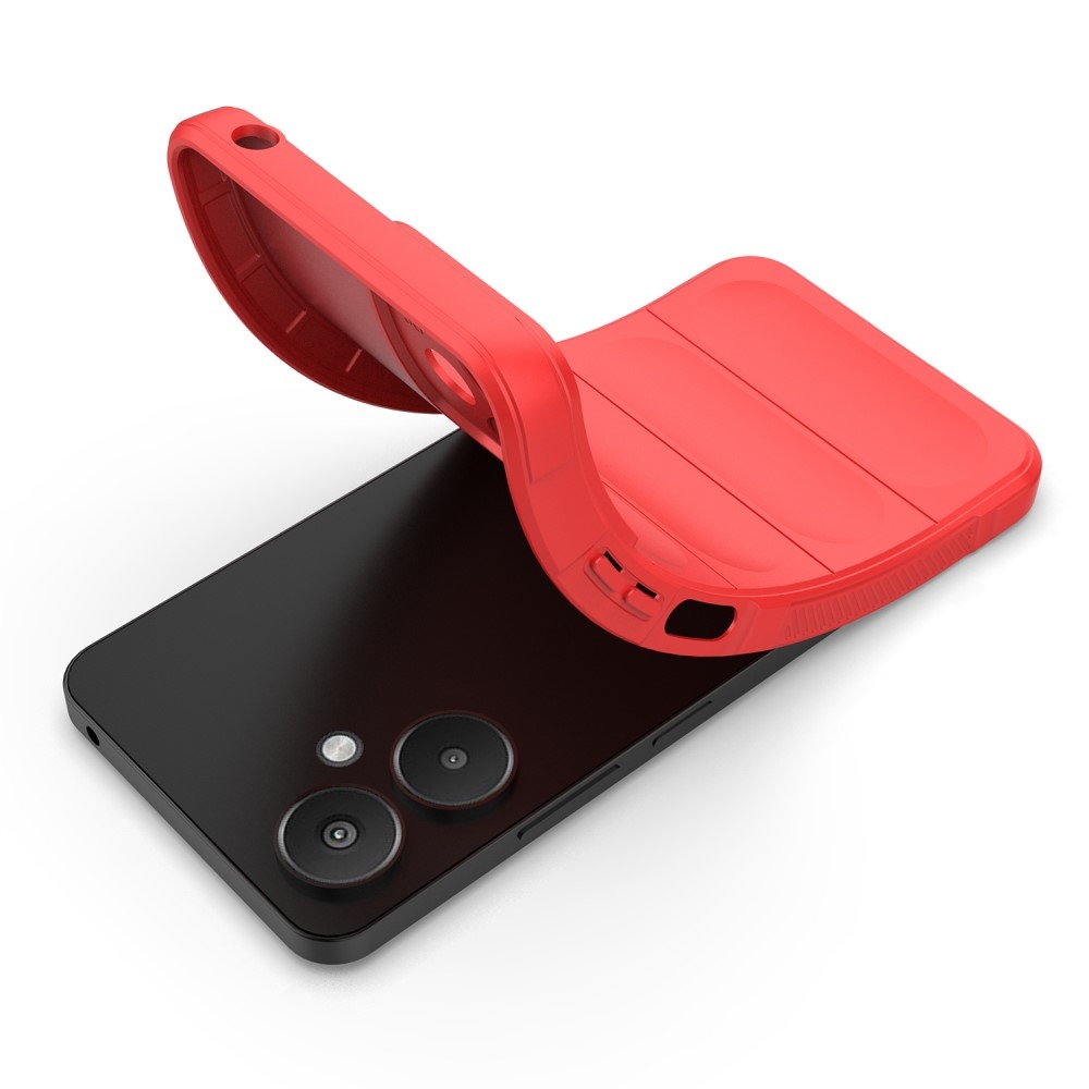 Rugg tartós zselés tok Xiaomi Redmi 13C 5G - piros