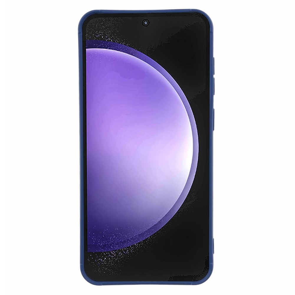 Rácsos tartós zselés tok Samsung Galaxy S23 FE készülékhez - kék