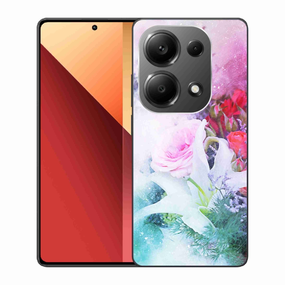 Gél borítás mmCase a Xiaomi Redmi Note 13 Pro 4G/Poco M6 Pro - virágok 4