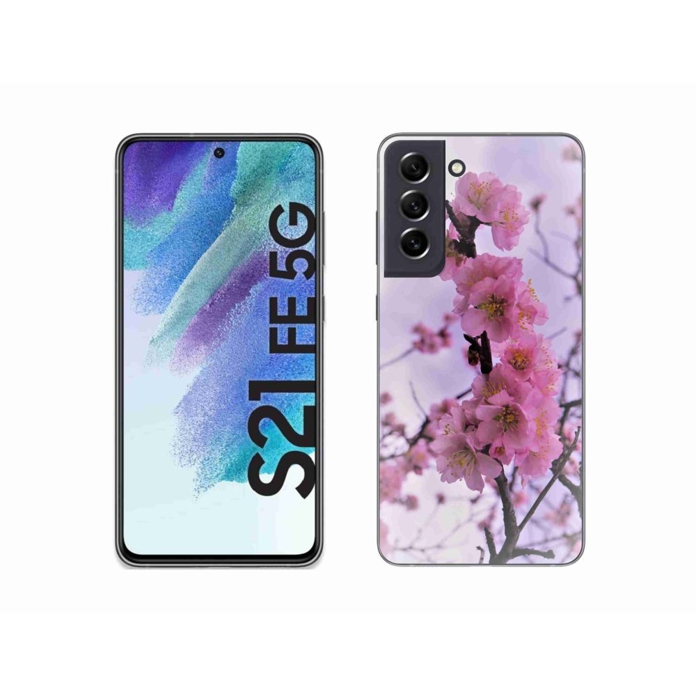 Gél borító mmCase Samsung Galaxy S21 FE 5G - virágok 7