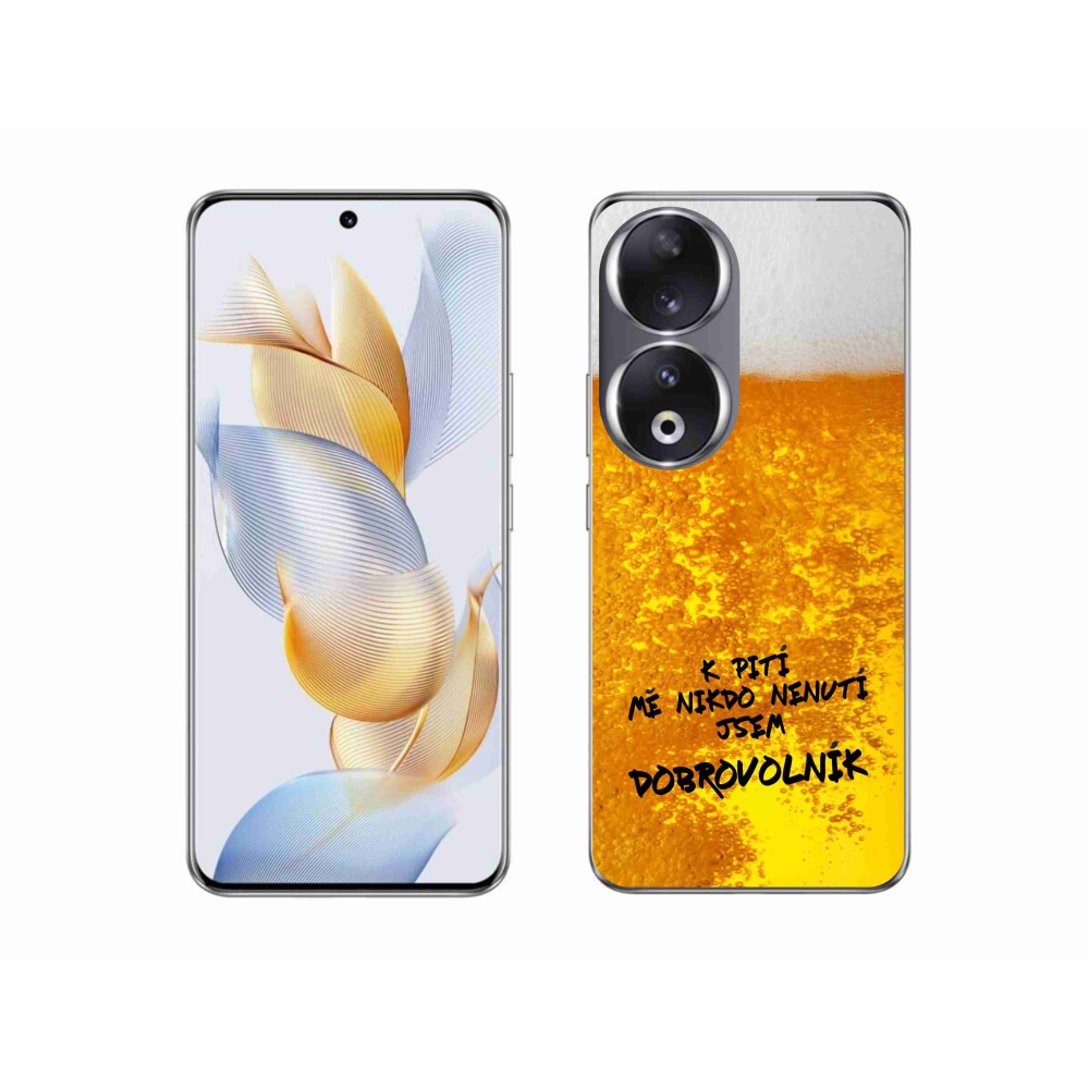 Zselés borítás mmCase a Honor 90 - sör motívumhoz 4