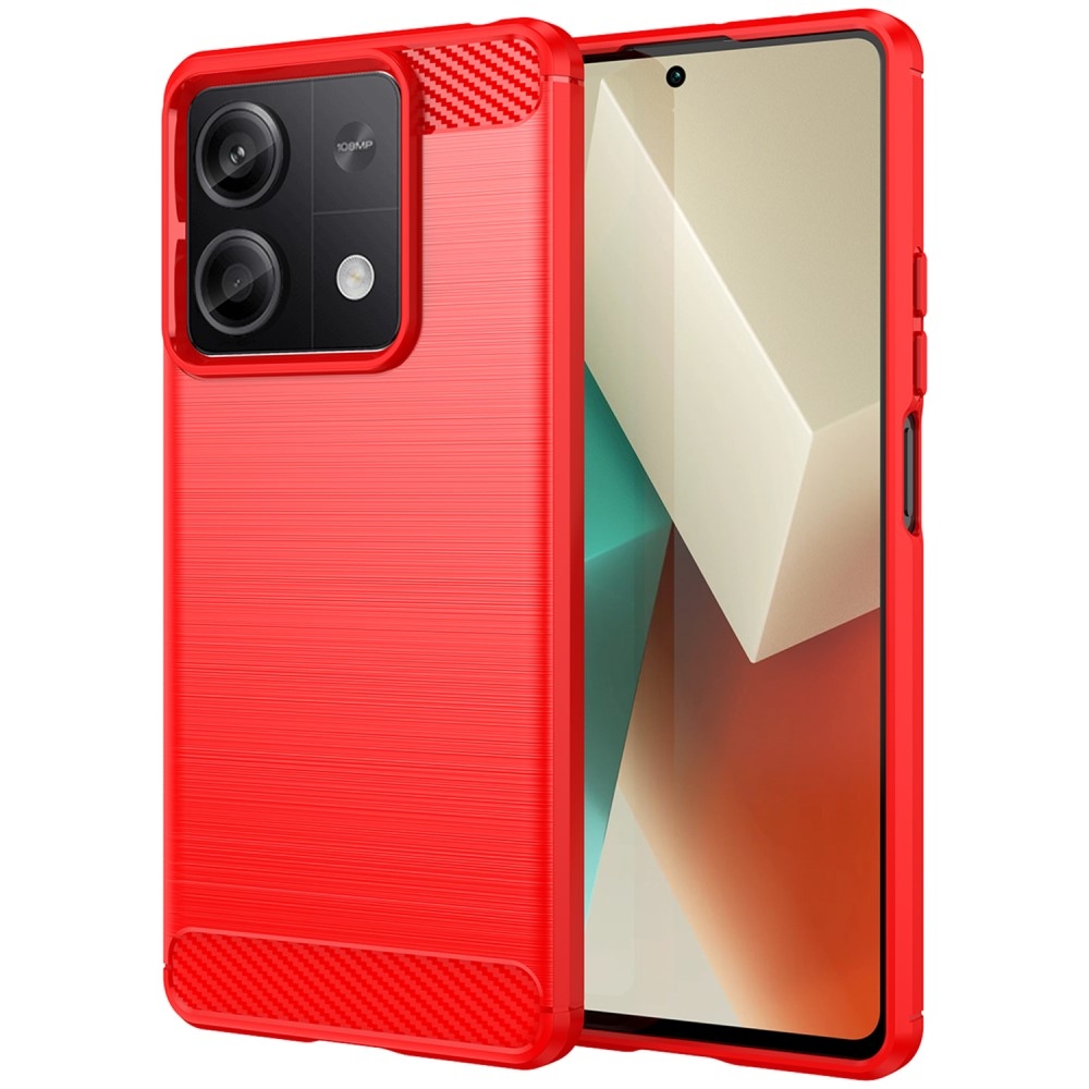 Szénálló zselés tok Xiaomi Redmi Note 13 5G - piros