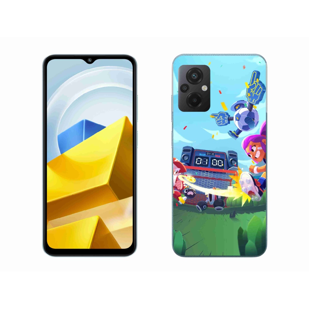 Gél borítás mmCase a Xiaomi Poco M5 4G-hez - verekedés csillagok 1