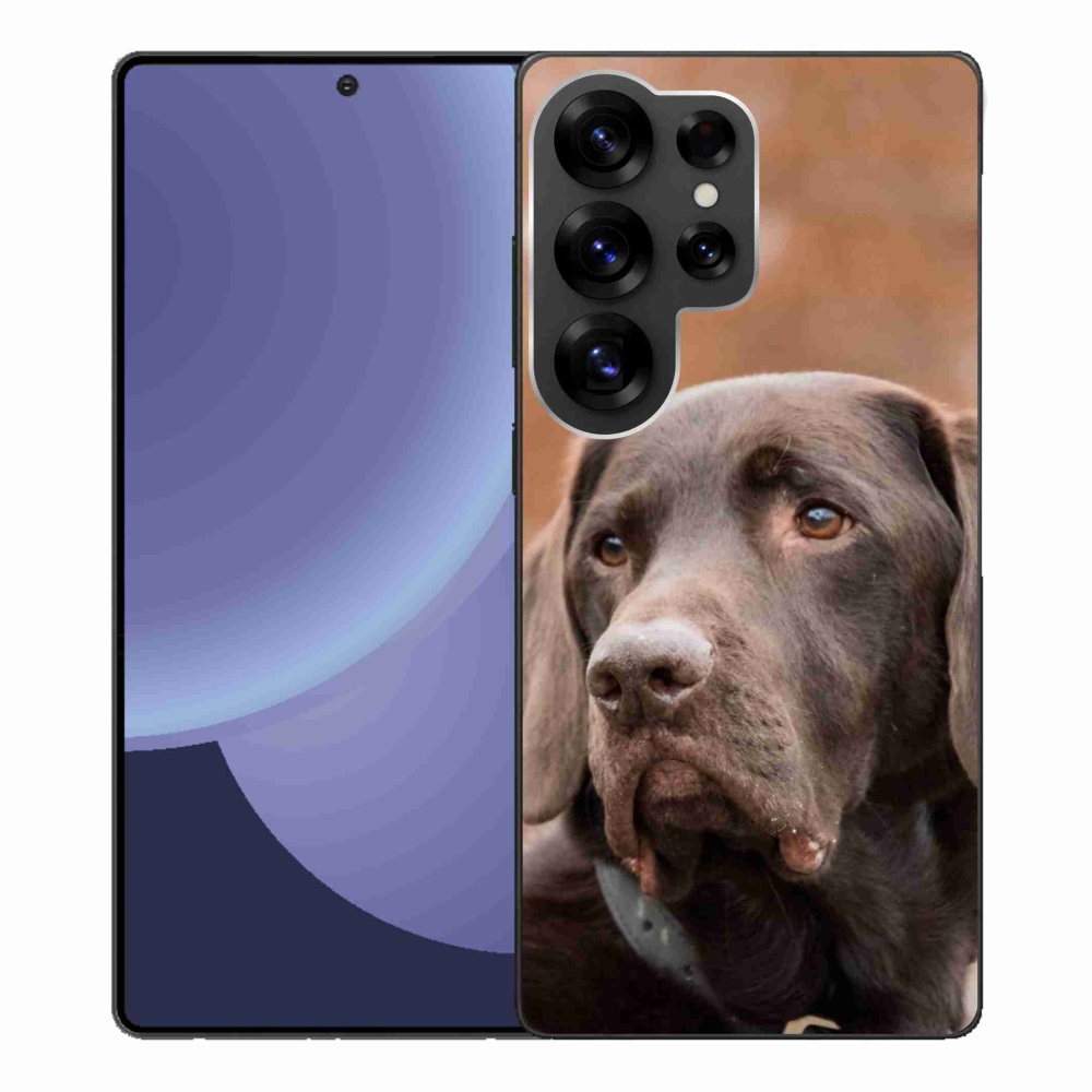 Zselés borítás mmCase Samsung Galaxy S25 Ultra készülékhez - barna labrador