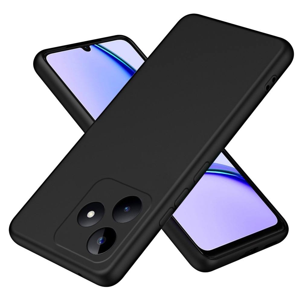 Matt gél mobil tok Realme C51/C53 - fekete
