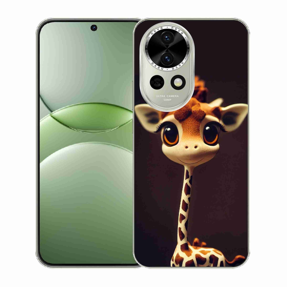 Gél borítás mmCase a Huawei Nova 13 5G készülékhez - kis zsiráf