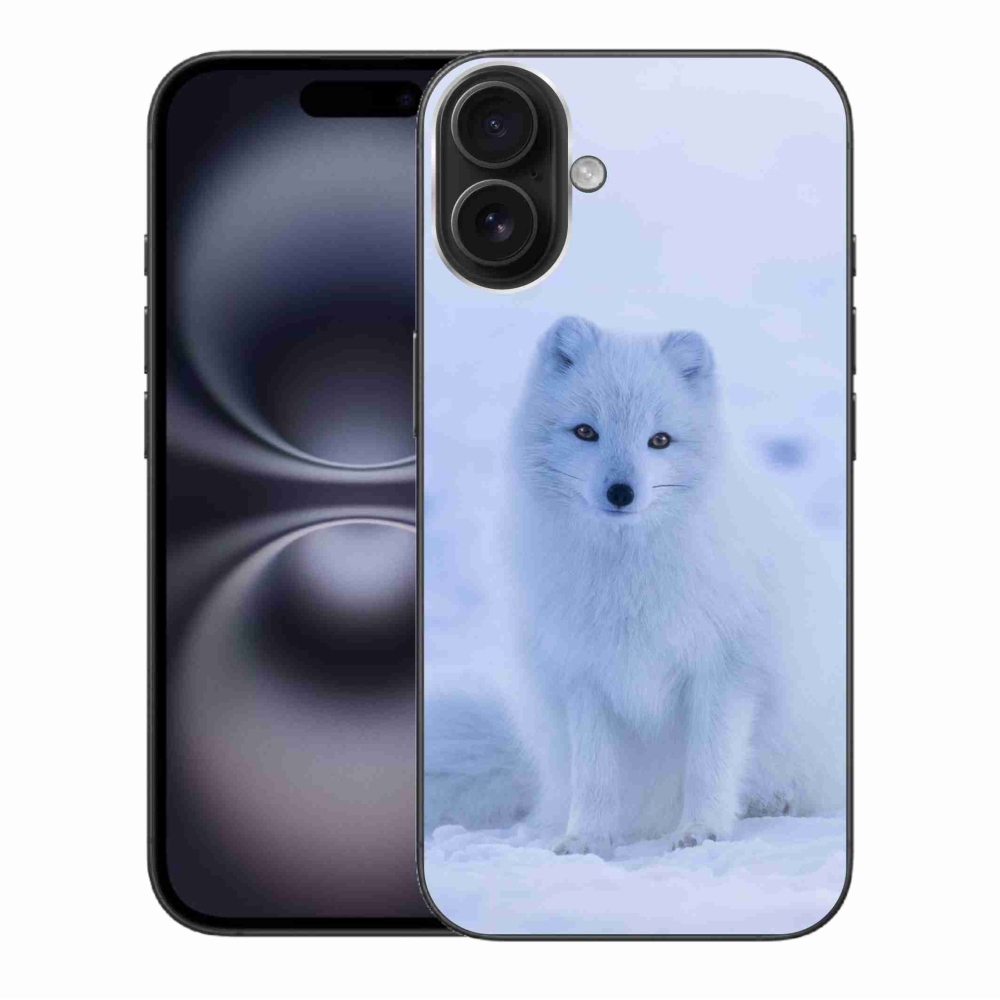 Zselés borítás mmCase iPhone 16 Plus készülékhez - sarki róka