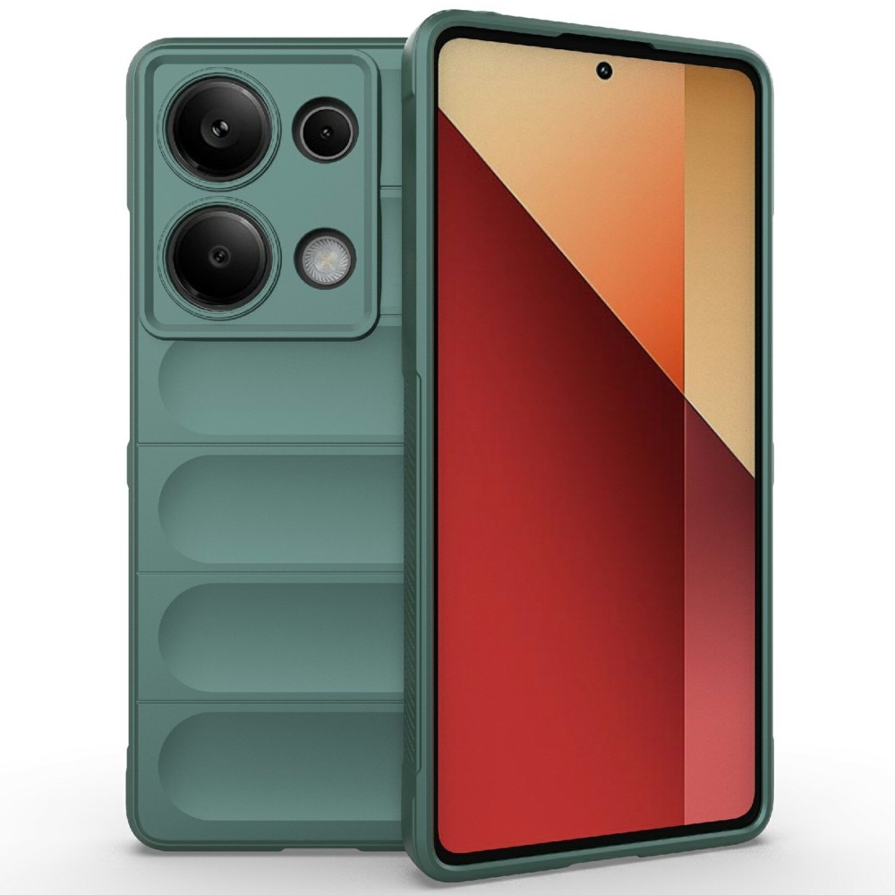 Rugg tartós zselés tok Xiaomi Redmi Note 14S-hez - zöld