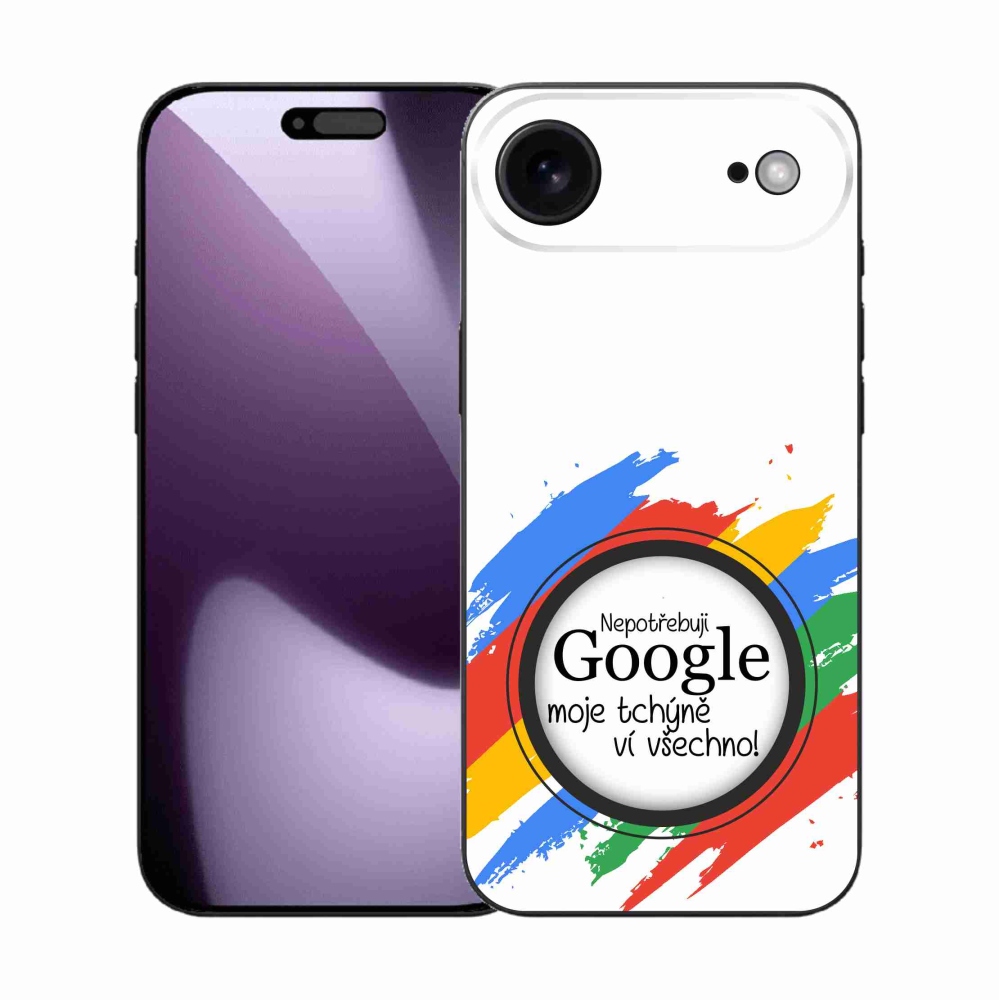 Gél borító mmCase iPhone 17 Air készülékhez - anyós tudja, hogy minden fehér háttérrel rendelkezik