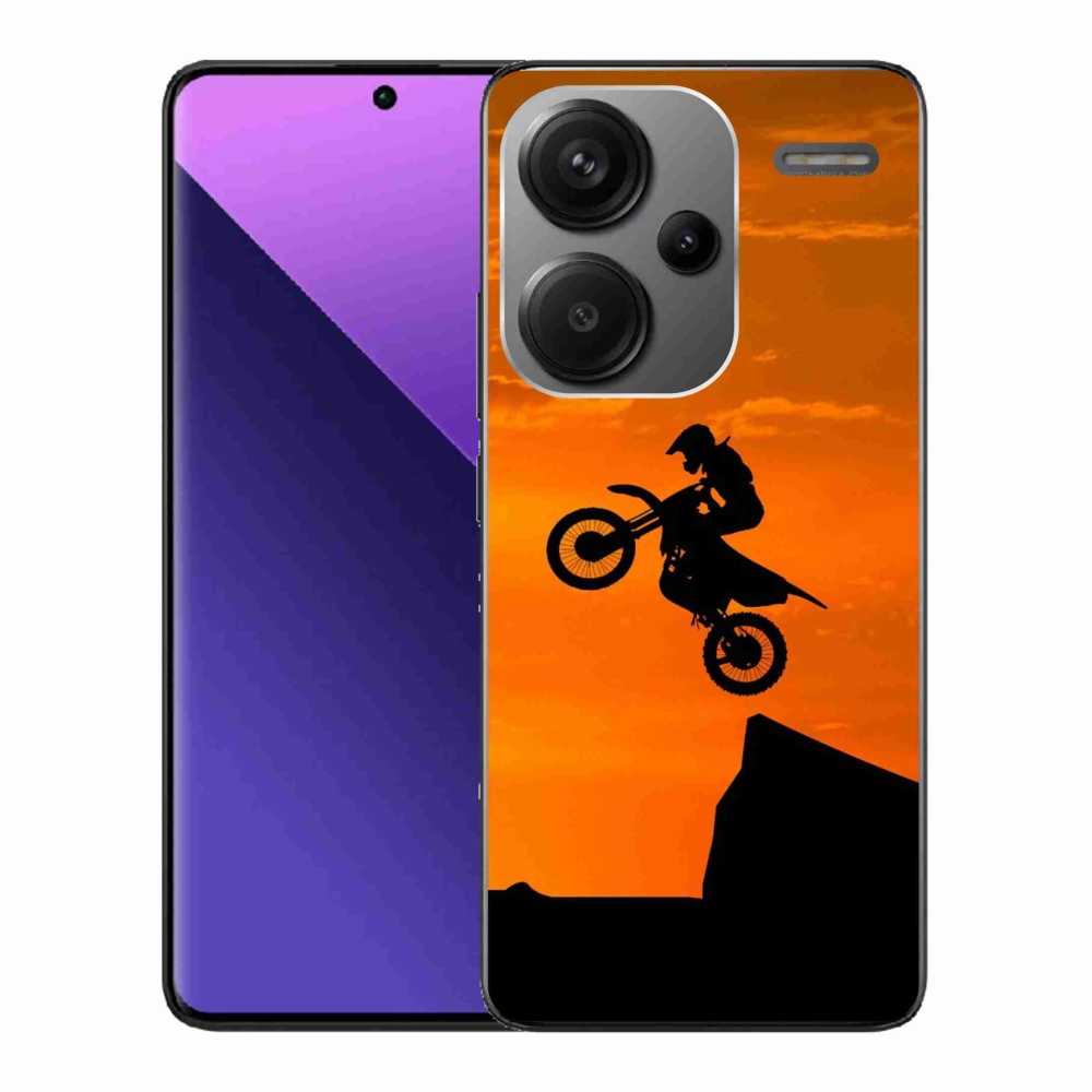 Gél borítás mmCase a Xiaomi Redmi Note 13 Pro+ 5G - motocross számára