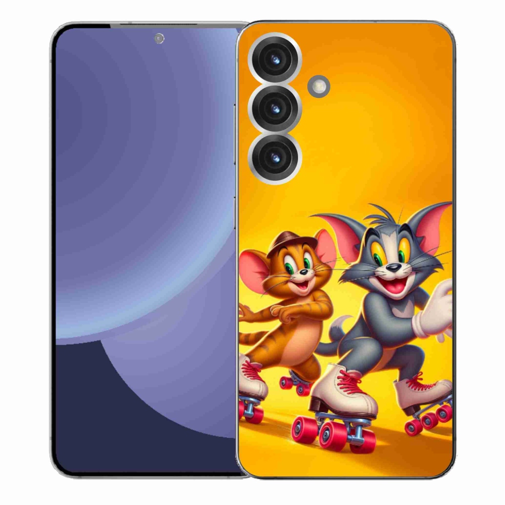 Zselés borítás mmCase Samsung Galaxy S25+ készülékhez - tom and jerry
