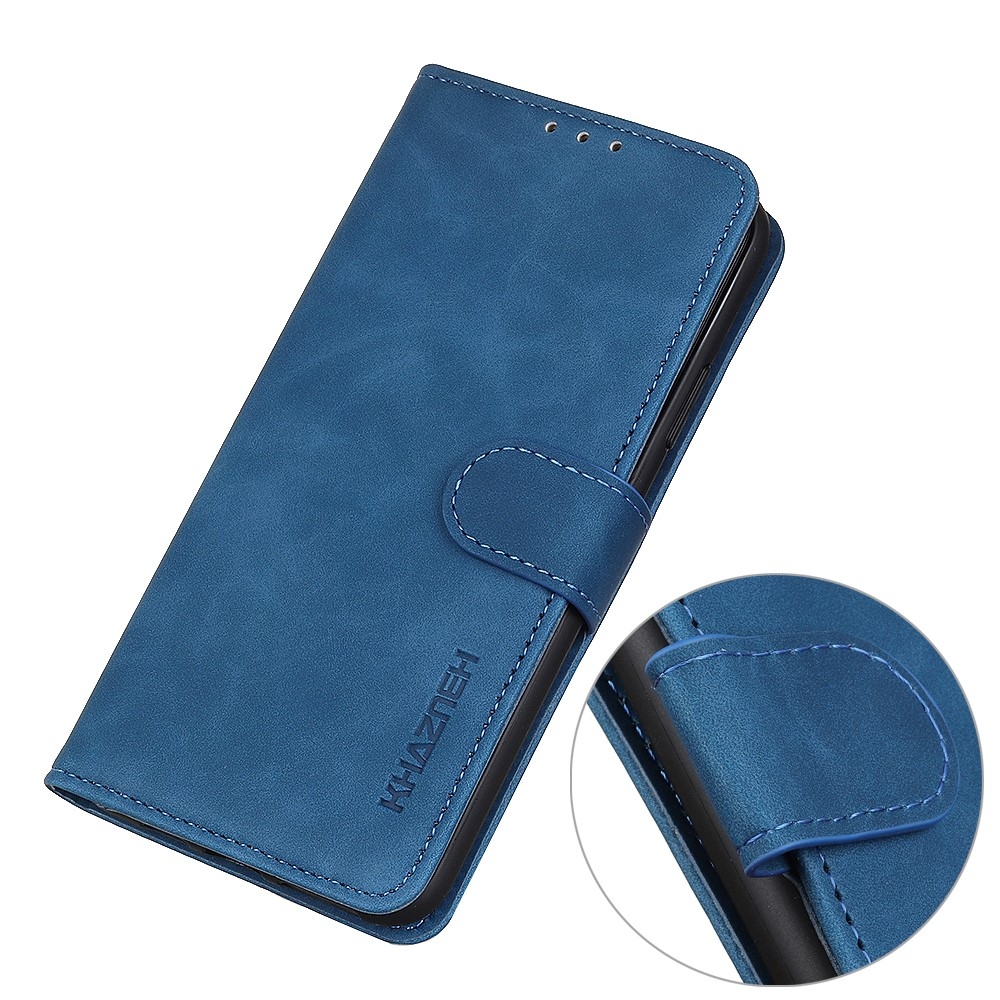 KHAZ könyv tok a Xiaomi Redmi Note 14-hez - kék